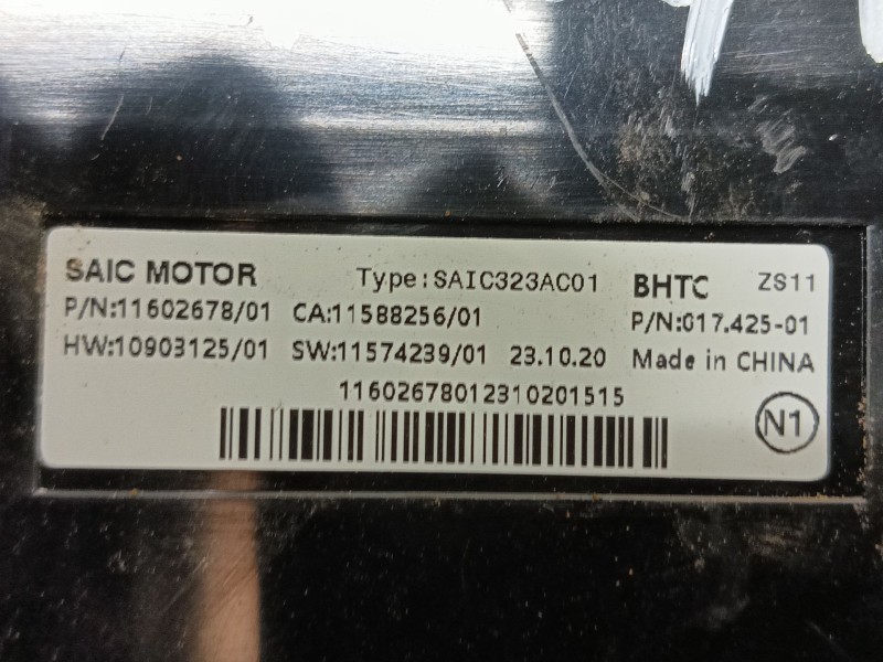 Recambio de modulo electronico para mg zs suv (azs1) 1.0 t-gdi referencia OEM IAM   