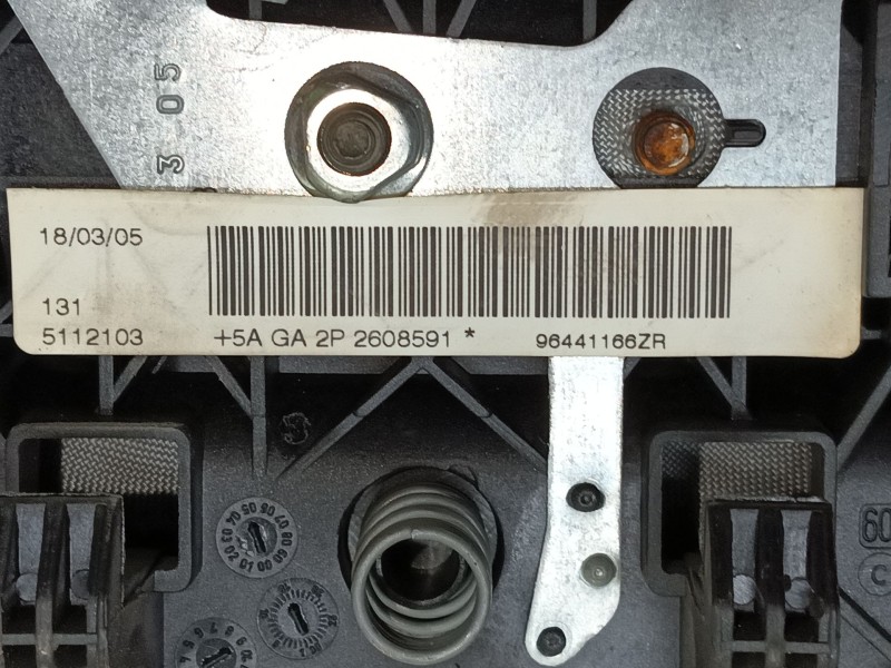 Recambio de airbag delantero izquierdo para peugeot 206 hatchback (2a/c) 1.4 hdi eco 70 referencia OEM IAM 4112FW 96441166ZR 