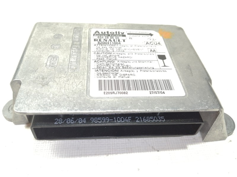 Recambio de centralita airbag para renault megane ii familiar authentique confort referencia OEM IAM 8200411004  