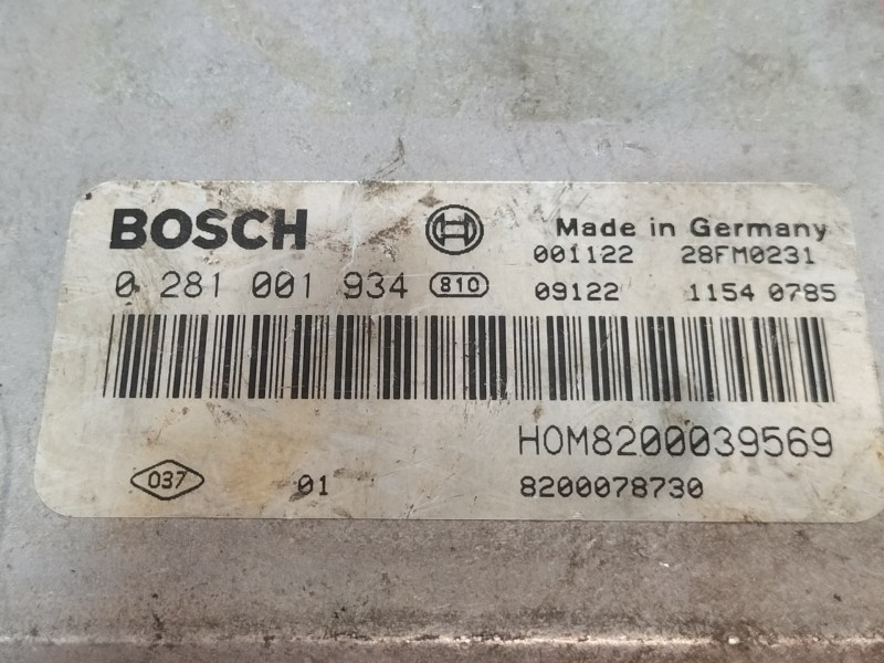 Recambio de centralita motor uce para renault megane i berlina hatchback (ba0) referencia OEM IAM 0281001934  
