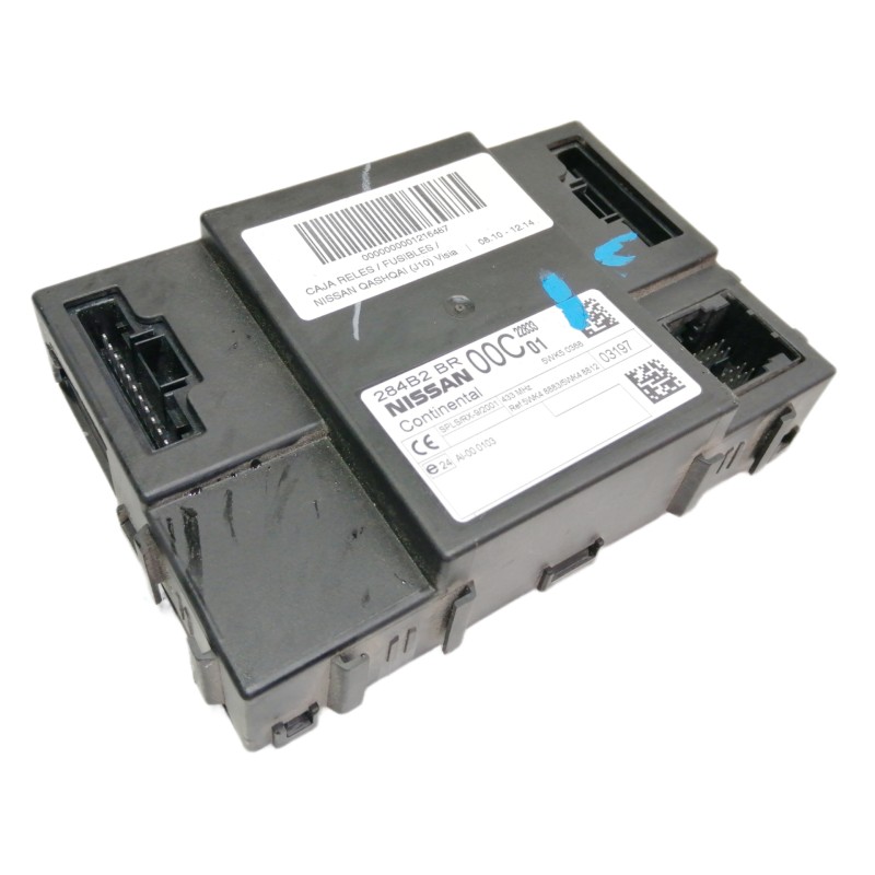 Recambio de caja reles / fusibles para nissan qashqai (j10) visia referencia OEM IAM 284B2BR00C 5WK48812 5WK48883