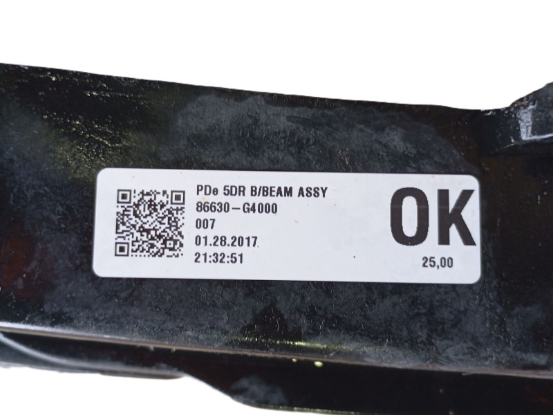 Recambio de refuerzo paragolpes trasero para hyundai i30 (pde, pd, pden) 1.0 t-gdi referencia OEM IAM  86630G4000 