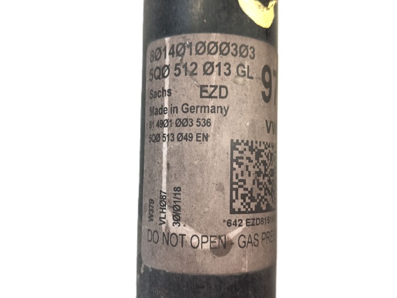 Recambio de amortiguador trasero izquierdo para volkswagen golf sportsvan vii (am1, an1) 1.0 tsi referencia OEM IAM   