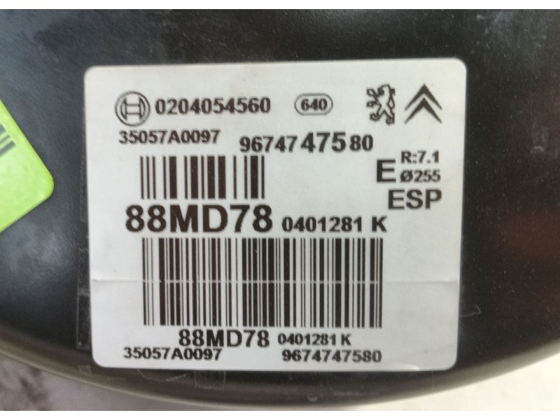 Recambio de servofreno para citroën c4 ii (nc_) 1.6 bluehdi 100 referencia OEM IAM 4535ER  