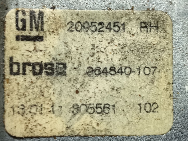 Recambio de elevalunas trasero derecho para opel insignia a sports tourer (g09) 2.0 cdti (35) referencia OEM IAM 20952724  