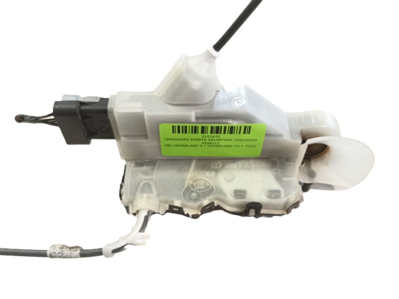 Recambio de cerradura puerta delantera izquierda para opel crossland x / crossland (p17, p2qo) 1.2 (75) referencia OEM IAM 35581