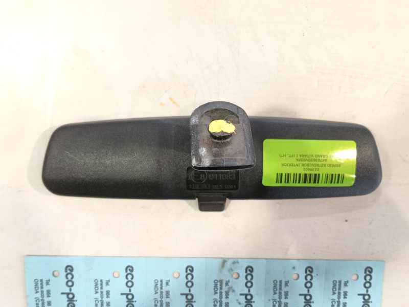 Recambio de espejo retrovisor interior para suzuki grand vitara i (ft, ht) 2.0 hdi 110 4x4 (sq 420d) referencia OEM IAM 8470365D