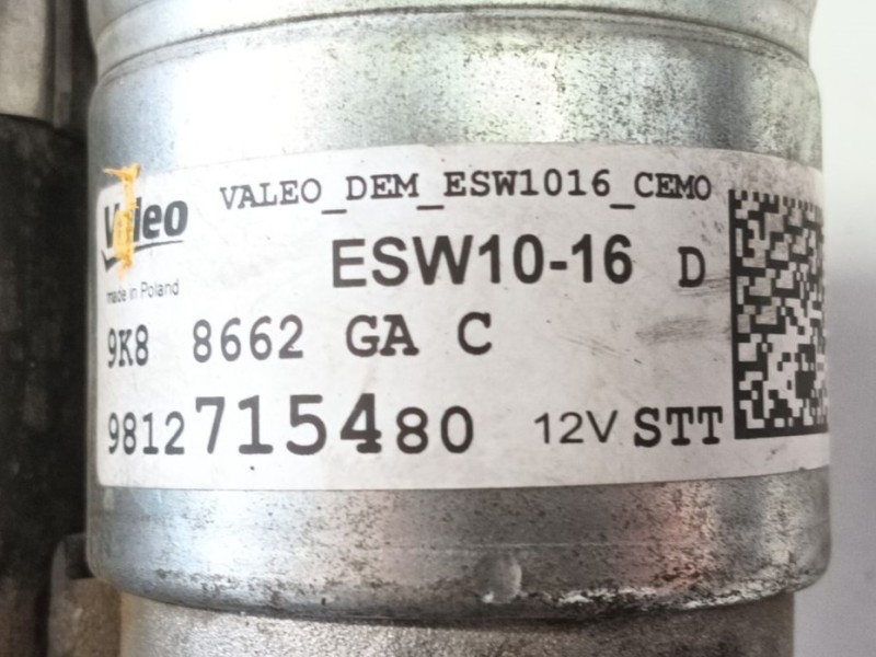 Recambio de motor arranque para opel crossland x / crossland (p17, p2qo) 1.2 (75) referencia OEM IAM 9812715480  