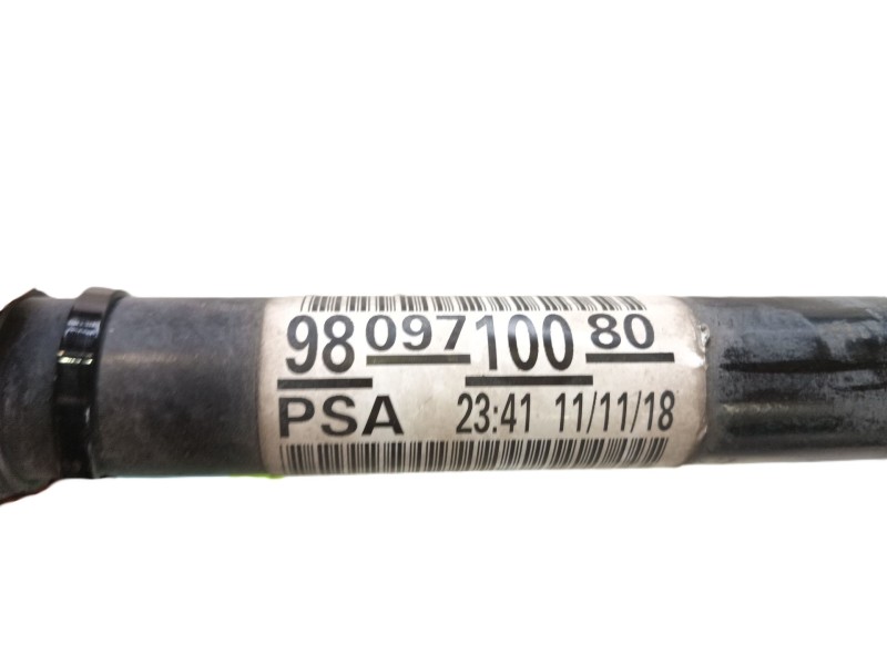 Recambio de transmision delantera izquierda para opel crossland x / crossland (p17, p2qo) 1.2 (75) referencia OEM IAM 9809710080