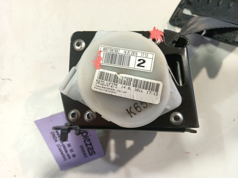 Recambio de cinturon seguridad trasero derecho para citroën c4 ii (nc_) 1.6 bluehdi 100 referencia OEM IAM 8975ZR / 8976C2  