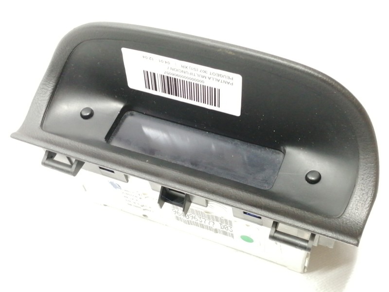 Recambio de pantalla multifuncion para peugeot 307 (s1) xr referencia OEM IAM 9640963777  