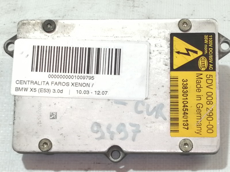 Recambio de centralita faros xenon para bmw x5 (e53) 3.0d referencia OEM IAM 5DV00829000  