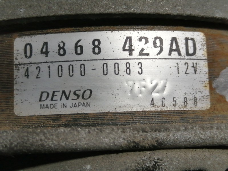 Recambio de alternador para chrysler voyager (rg) 2.5 crd executive referencia OEM IAM 04868429AD 4210000083 