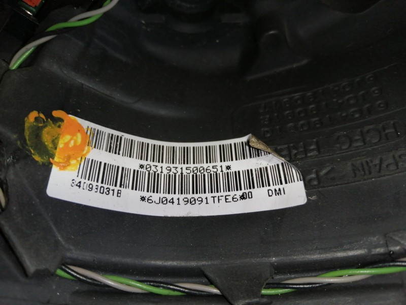 Recambio de volante para seat ibiza iv sc (6j1, 6p5) 1.4 tsi referencia OEM IAM 6J0419091T CON DESGASTE 6J0419091Q