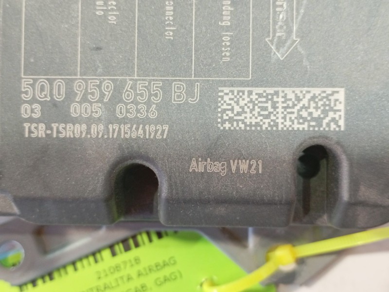 Recambio de centralita airbag para audi q2 (gab, gag) 1.6 tdi referencia OEM IAM   