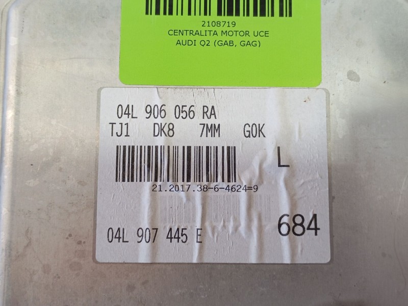 Recambio de centralita motor uce para audi q2 (gab, gag) 1.6 tdi referencia OEM IAM   