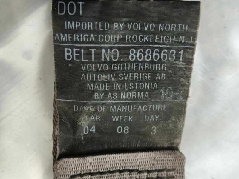 Recambio de cinturon seguridad delantero izquierdo para volvo xc90 i (275) t6 awd referencia OEM IAM 31332084  