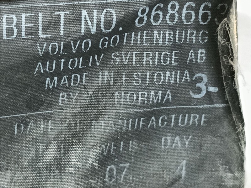 Recambio de cinturon seguridad delantero derecho para volvo xc90 i (275) t6 awd referencia OEM IAM 8639837 8686632 