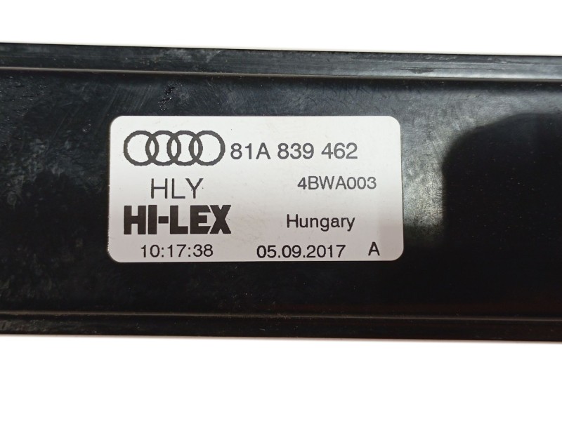 Recambio de elevalunas trasero derecho para audi q2 (gab, gag) 1.6 tdi referencia OEM IAM 81A839462 81A839462 