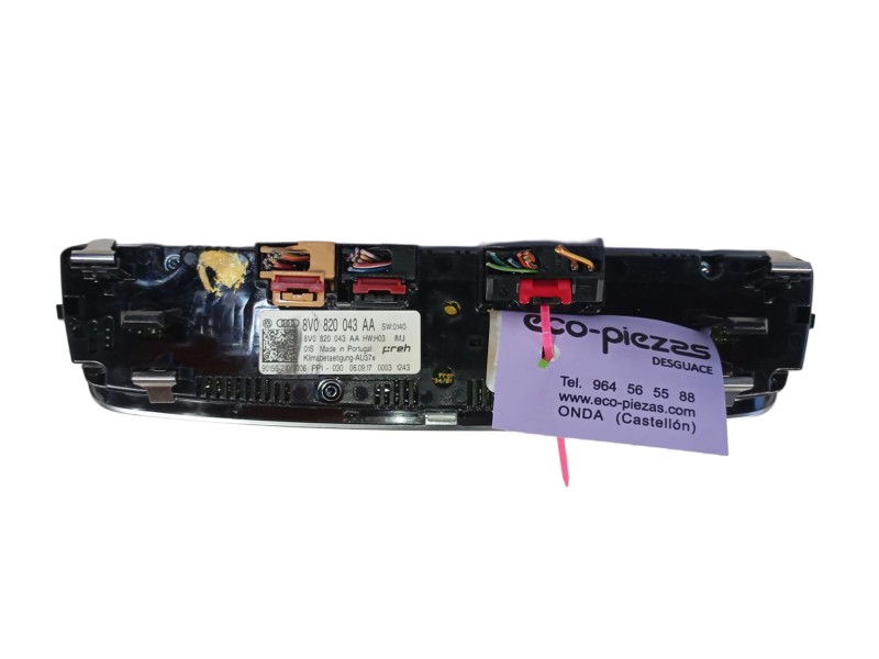 Recambio de mando calefaccion / aire acondicionado para audi q2 (gab, gag) 1.6 tdi referencia OEM IAM  8V0820043AA 