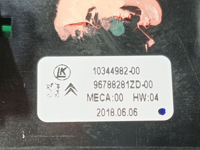 Recambio de mando elevalunas delantero izquierdo para opel crossland x / crossland (p17, p2qo) 1.2 (75) referencia OEM IAM 96788