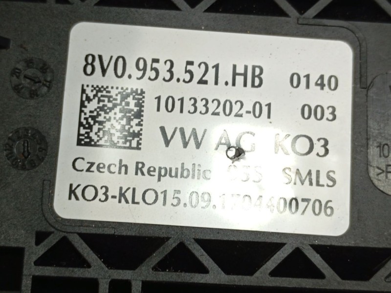 Recambio de mando multifuncion para audi q2 (gab, gag) 1.6 tdi referencia OEM IAM  8V0953521HB 