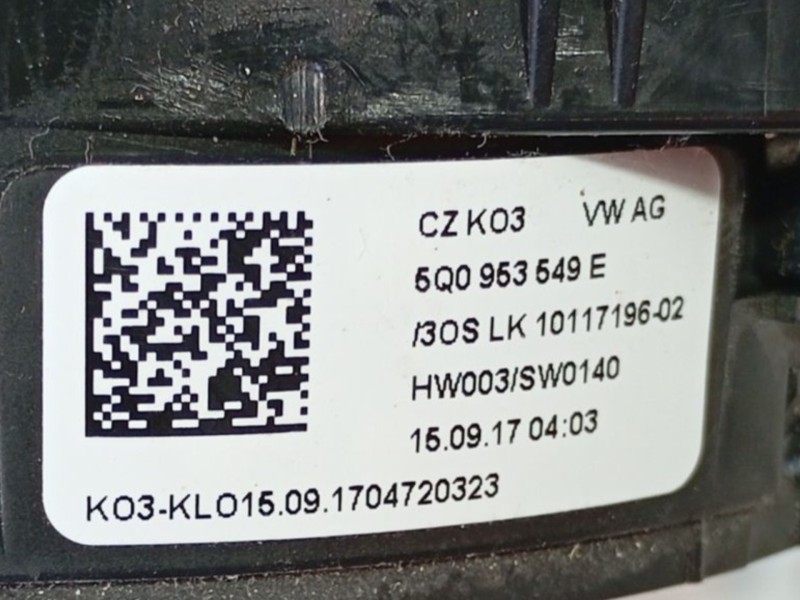 Recambio de mando multifuncion para audi q2 (gab, gag) 1.6 tdi referencia OEM IAM  8V0953521HB 