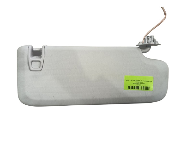 Recambio de parasol izquierdo para opel crossland x / crossland (p17, p2qo) 1.2 (75) referencia OEM IAM YQ005552TI  