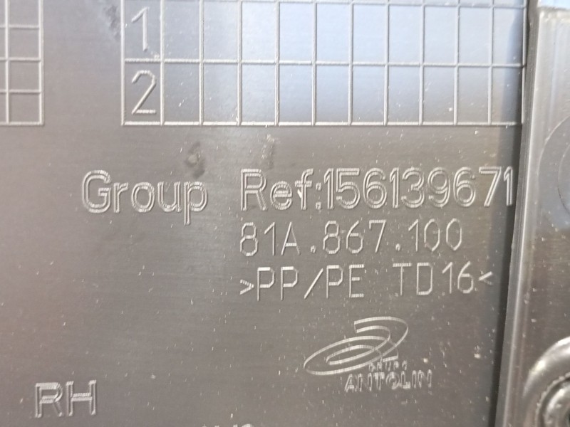 Recambio de guarnecido puerta delantera derecha para audi q2 (gab, gag) 1.6 tdi referencia OEM IAM   