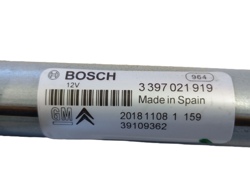 Recambio de motor limpia delantero para opel crossland x / crossland (p17, p2qo) 1.2 (75) referencia OEM IAM YQ00140880 18304703