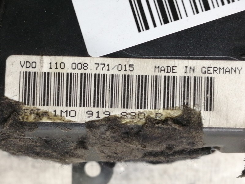 Recambio de cuadro instrumentos para seat toledo (1m2) stella referencia OEM IAM 110008771015  1M0919880R