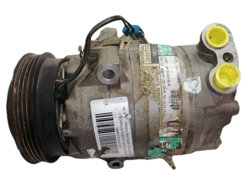 Recambio de compresor aire acondicionado para opel astra g berlina comfort referencia OEM IAM 09174397  
