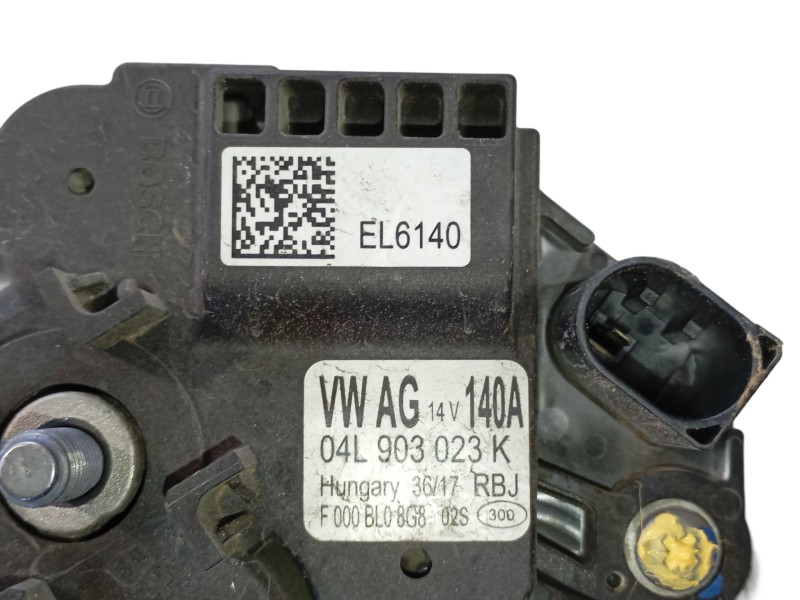 Recambio de alternador para audi q2 (gab, gag) 1.6 tdi referencia OEM IAM 04L903021L / 04L903021GX / 04L903023LX 04L903023K 