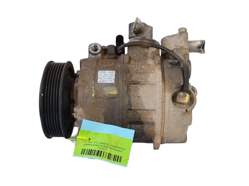 Recambio de compresor aire acondicionado para volkswagen touareg (7la, 7l6, 7l7) 3.0 v6 tdi referencia OEM IAM  7L6820803J 
