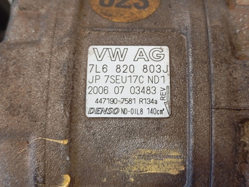 Recambio de compresor aire acondicionado para volkswagen touareg (7la, 7l6, 7l7) 3.0 v6 tdi referencia OEM IAM  7L6820803J 