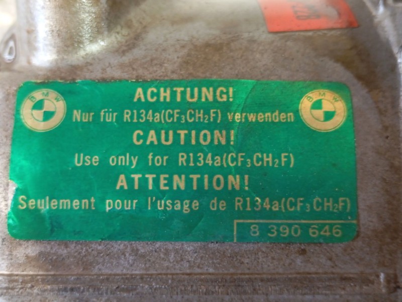 Recambio de compresor aire acondicionado para bmw 3 compact (e36) 316 i referencia OEM IAM 64528385714 64528390228 