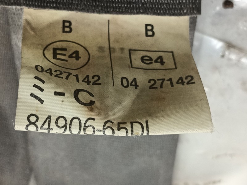 Recambio de cinturon seguridad trasero central para suzuki grand vitara i (ft, ht) 2.0 hdi 110 4x4 (sq 420d) referencia OEM IAM 