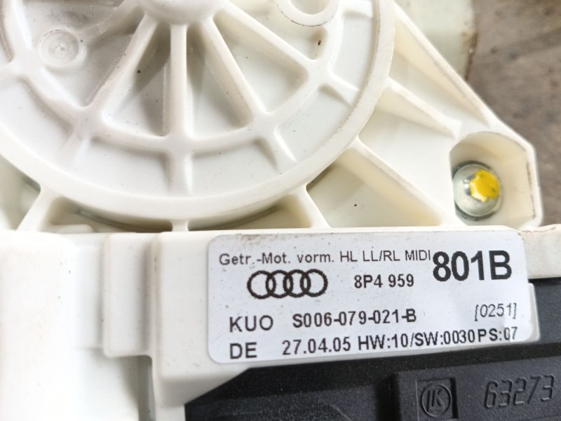 Recambio de elevalunas trasero izquierdo para audi a3 (8p1) 2.0 tdi 16v referencia OEM IAM 8P4839461B  