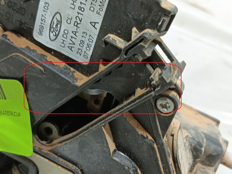 Recambio de cerradura puerta delantera izquierda para ford b-max trend referencia OEM IAM 2014403 AV1AR21813CD 