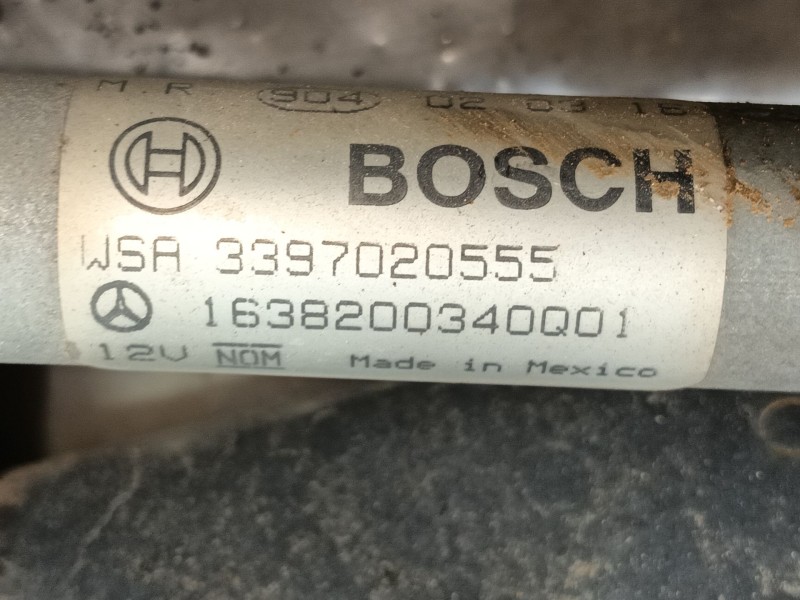 Recambio de motor limpia delantero para mercedes-benz clase m (w163) ml 400 cdi (163.128) referencia OEM IAM 1638201042  