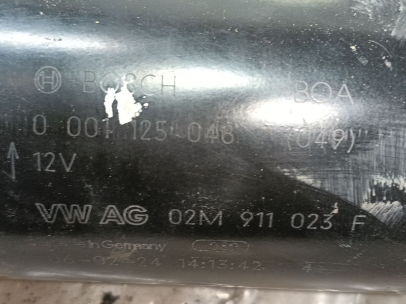 Recambio de motor arranque para seat alhambra (7v8, 7v9) 2.0 tdi referencia OEM IAM 02M911023FX  