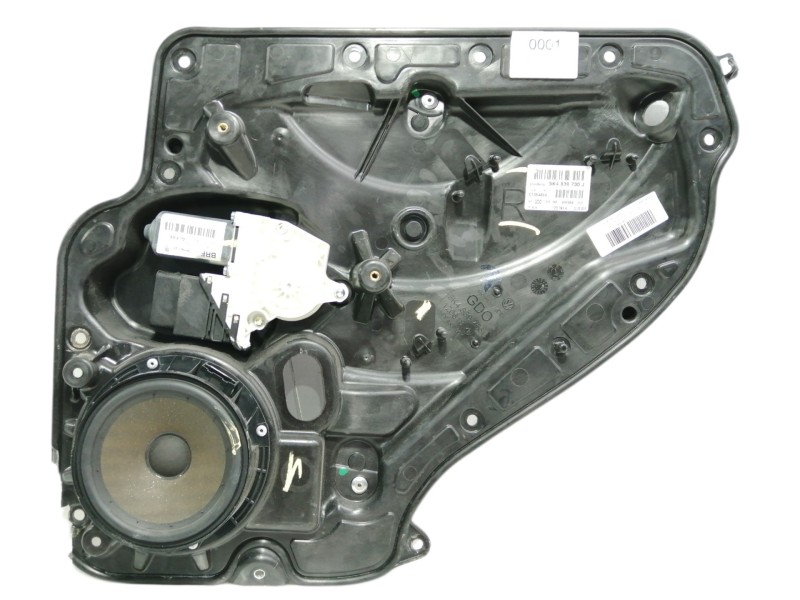 Recambio de elevalunas trasero derecho para volkswagen golf vi (5k1) advance referencia OEM IAM 5K483975 914105132 / 5K0959704C 