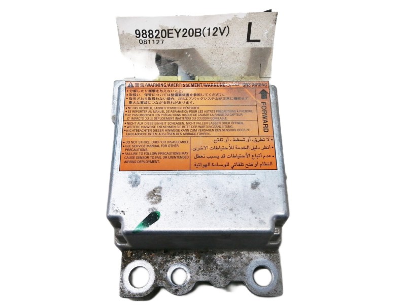 Recambio de centralita airbag para nissan qashqai+2 (jj10) acenta referencia OEM IAM  98820EY20B 