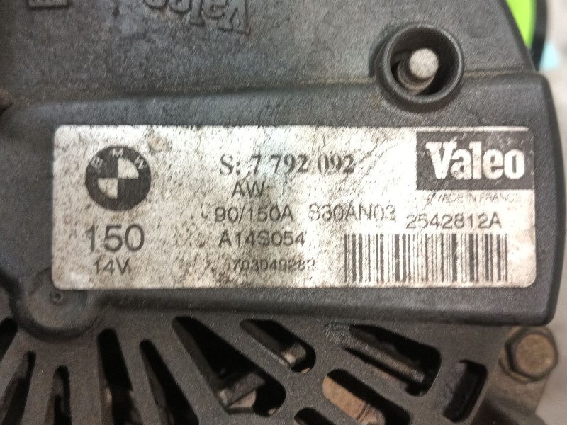 Recambio de alternador para bmw x5 (e53) 3.0 d referencia OEM IAM 12317792092 / 12317792093  