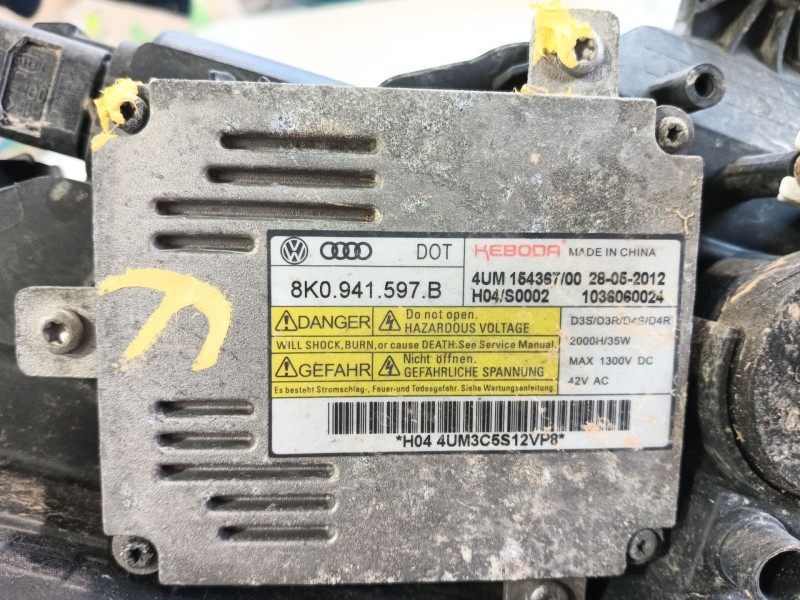 Recambio de faro izquierdo para audi a3 (8v1, 8vk) 1.4 tfsi referencia OEM IAM   