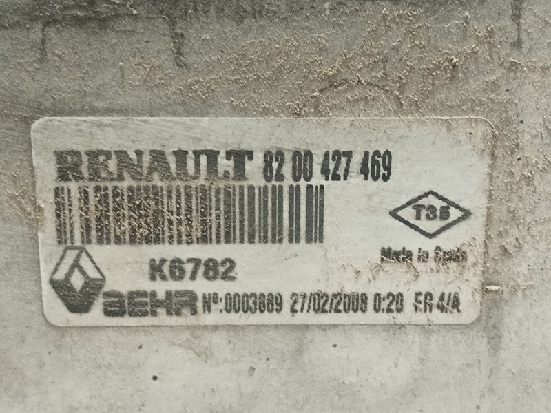 Recambio de intercooler para renault kangoo / grand kangoo ii (kw0/1_) 1.5 dci 85 (kw0k, kw0l, kw0b) referencia OEM IAM   