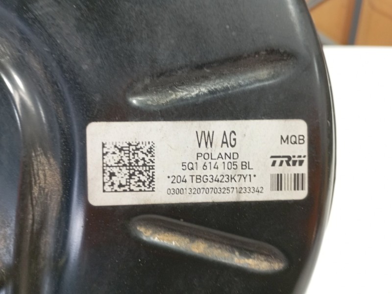 Recambio de servofreno para audi a3 (8v1, 8vk) 1.4 tfsi referencia OEM IAM 5Q1614106B 5Q1614105BL 