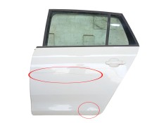 Recambio de puerta trasera izquierda para skoda rapid spaceback (nh1) 1.6 tdi referencia OEM IAM 5JJ833055  
