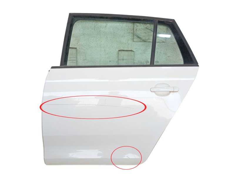 Recambio de puerta trasera izquierda para skoda rapid spaceback (nh1) 1.6 tdi referencia OEM IAM 5JJ833055  