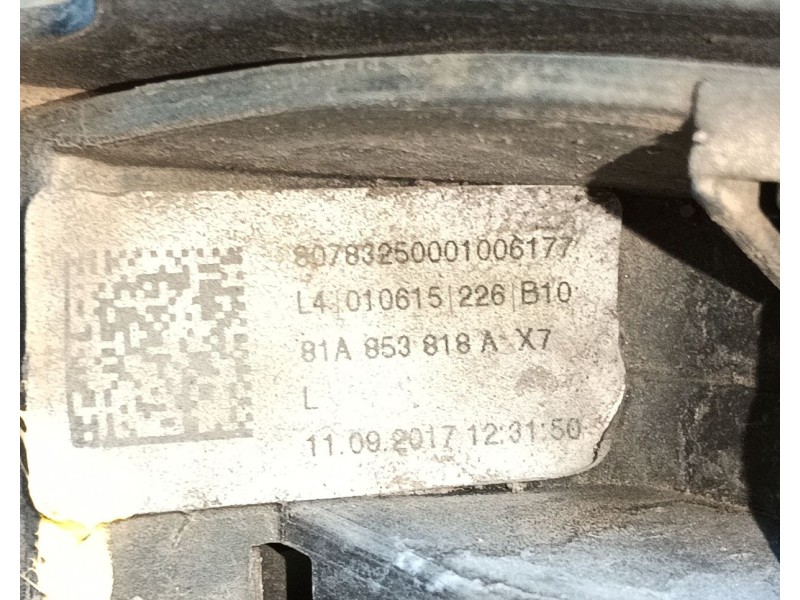 Recambio de aletin trasero derecho para audi q2 (gab, gag) 1.6 tdi referencia OEM IAM   